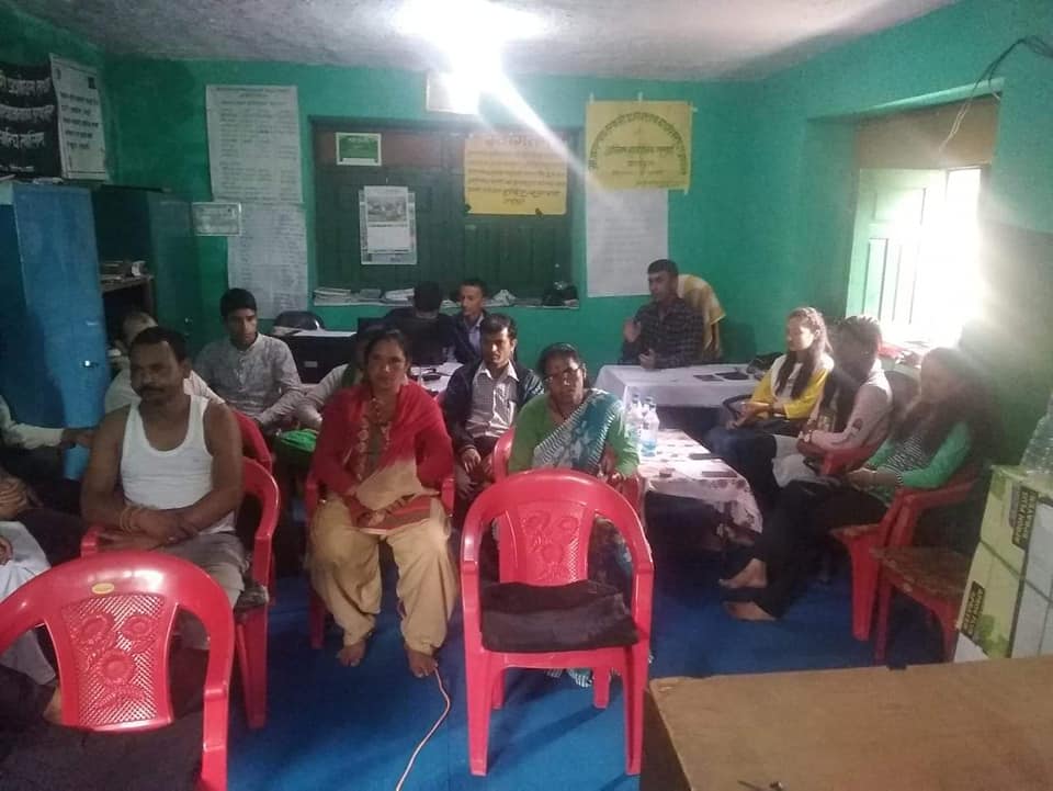 ब्यापारी स्थानिय निकाय तथा कृषकहरु बिच एक दिने अन्तक्रिर्या कार्यक्रम 2076/3/28